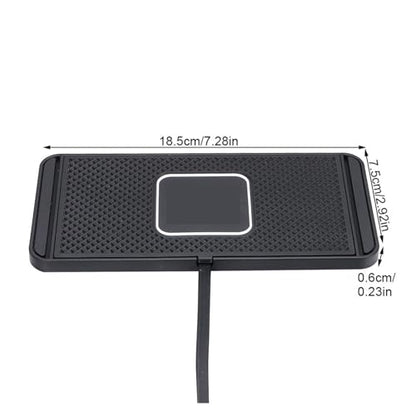 Phone Holder Charger Mat Silicone Mat Non Slip Pad Holder Car Wireless Non Slip Charger Practical