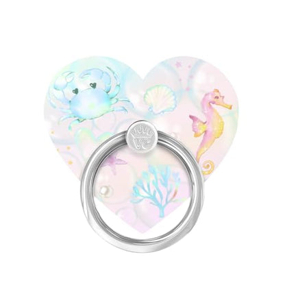 VELVET CAVIAR Cell Phone Ring Holder - Finger Ring & Stand - Improves Phone Grip Compatible with iPhone, Galaxy, Most Smartphones (Aqua Angels) - color: Aqua Angels