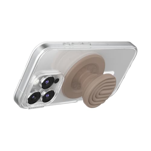 PopSockets Phone Grip for MagSafe, Magnetic Holder- Latte - color: Latte