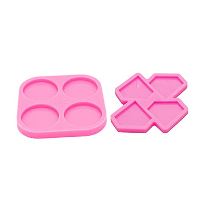 Super Glossy Resin Mold Phone Grip Epoxy Molds, Silicone Molds for Badge Reel DIY Telephone Stands Design (YMDY0533+DY1126) - color: YMDY0533+DY1126