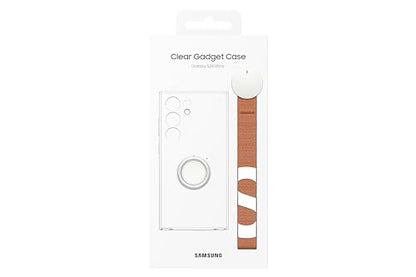 Samsung Galaxy S24 Ultra Clear Gadget Phone Case, Protective Cover with Hand Grip, Kickstand, Wrist Strap Accessories, Scratch Resistant Protection, US Version, EF-XS928CTEGUS, Transparent - color: Transparent, style: Clear Gadget Case