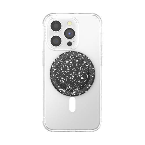 PopSockets Phone Grip for MagSafe, Magnetic Holder- Black Speckle - color: Black Speckle, style: MagSafe