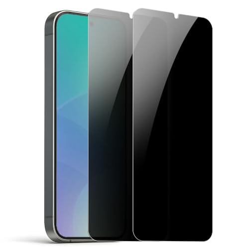 2 Pack Privacy Screen Protector for Samsung Galaxy S26 Plus [27° Anti-Spy] Ultra Thin 9H Dual-Glass Coated PET Film [Fast Fingerprint Unlock] [Unbreakable] Scratch Resistant, Easy Install with Alignment Jig - size: Galaxy S26 Plus