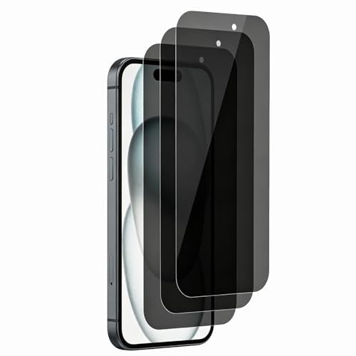 3 Pack Privacy Screen Protector For iPhone 15 (6.1")
