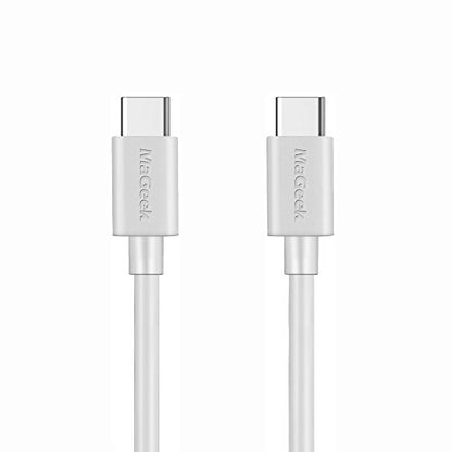 MaGeek USB A to USB C Cable 10ft White, 2-Pack Super Long USB C Cable, USBC - color: 2pcs_10ft_White