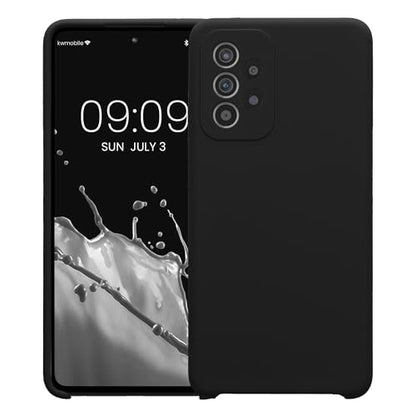 kwmobile Case Compatible with Samsung Galaxy A52 / A52 5G / A52s 5G Case - Slim TPU Silicone Phone Cover - Soft Touch Finish - Black - color: black, size: Galaxy A52 / A52 5G / A52s 5G