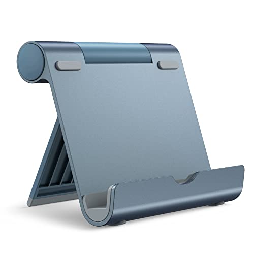 JETech Foldable Tablet Stand for 4-11" Tablets and Phones, Grey - color: Grey