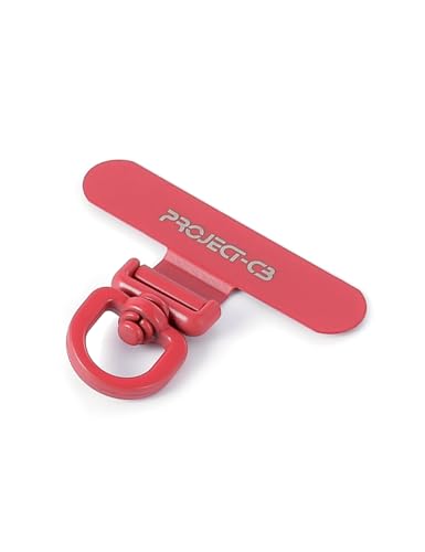 Phone Lanyard Tether Tab,Phone Strap Metal Patch,Universal Phone Lanyard Tether Patch Without Adhesive - color: Red