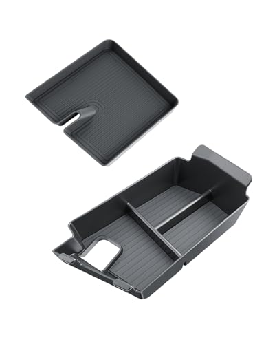 SKTU 2Pack for 2024-2027 Dodge Charger Center Console Organizer Console Mat - color: 2Pack for Charger Center & Armrest