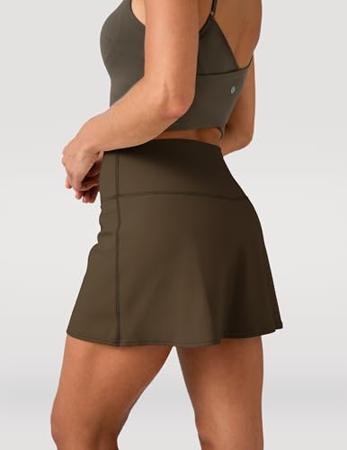 Colorfulkoala Dreamlux Tennis Skirts - color: Cocoa, size: X-Small