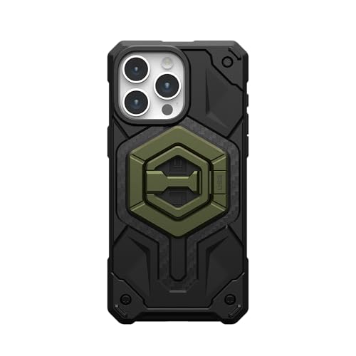 URBAN ARMOR GEAR UAG Magnetic Phone Ring Stand Compatible with MagSafe Magnet, Removable Metal Finger Ring Grip & 360 Rotation Adjustable Kickstand for iPhone 17, Galaxy S26, Olive Drab