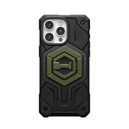 URBAN ARMOR GEAR UAG Magnetic Phone Ring Stand Compatible with MagSafe Magnet, Removable Metal Finger Ring Grip & 360 Rotation Adjustable Kickstand for iPhone 17, Galaxy S26, Olive Drab