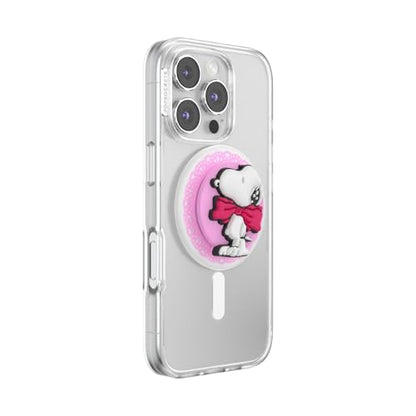 PopSockets Phone Grip for MagSafe, Magnetic Holder- Tied in a Bow - color: Snoopy Tied a Bow, style: MagSafe