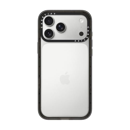 CASETiFY for iPhone 17 Pro Max Case - Impact Clear Black | Slim Fit | 8.2 ft. 4X Military Grade Drop Protection | Black - color: Clear Black, size: Iphone 17 Pro Max (6.9")