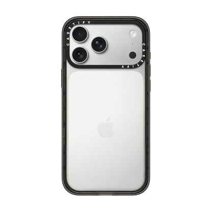 CASETiFY for iPhone 17 Pro Max Case - Impact Clear Black | Slim Fit | 8.2 ft. 4X Military Grade Drop Protection | Black - color: Clear Black, size: Iphone 17 Pro Max (6.9")