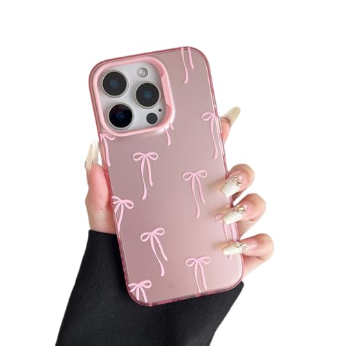 ZTOFERA for iPhone 13 Pro Case,Cute Pink Ribbon Bow Tie Planet Star Floral Aesthetic Phone Case,Trendy Slim Hard IMD Shockproof Protective Bumper Phone Cover for Women Girls,Bow - color: Bow, size: iPhone 13 Pro 6.1"
