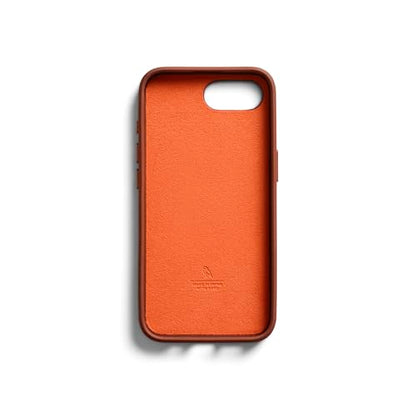 Bellroy Phone Case for iPhone 16e (Leather Phone case) - Sienna - color: Sienna