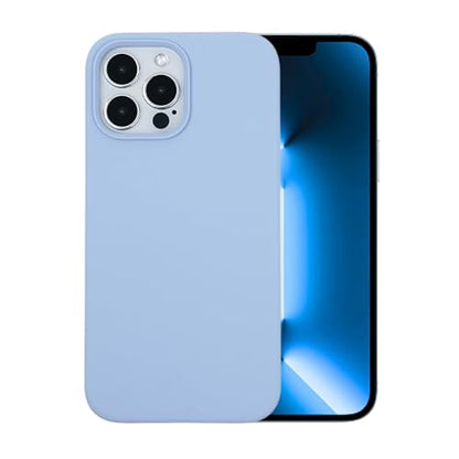 for Apple iPhone 13 Pro Max Case 6.7", Periwinkle Silicone 13 Pro Max Phone Case, Light Baby Blue Phone Cases with Shockproof Military Grade Drop Protection, Non-Slip & Anti-Scratch Aesthetic Cases - color: Periwinkle