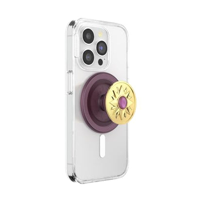 PopSockets Phone Grip for MagSafe, Magnetic Holder- Sun Mauve Jewel - color: Sun Jewel Mauve, style: MagSafe