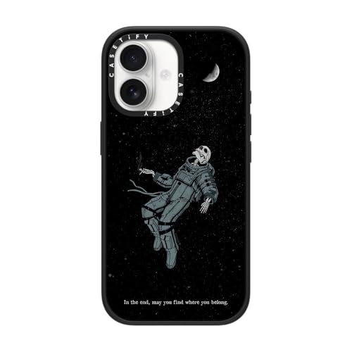 CASETiFY for iPhone 17 Case - Impact Compatible with MagSafe | 8.2 ft. 4x Military Grade Drop Protection | Somehow, Someday | Matte Black - color: Somehow, Someday, size: Iphone 17 (6.3")