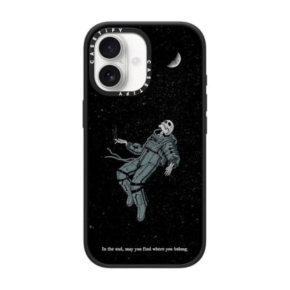 CASETiFY for iPhone 17 Case - Impact Compatible with MagSafe | 8.2 ft. 4x Military Grade Drop Protection | Somehow, Someday | Matte Black - color: Somehow, Someday, size: Iphone 17 (6.3")
