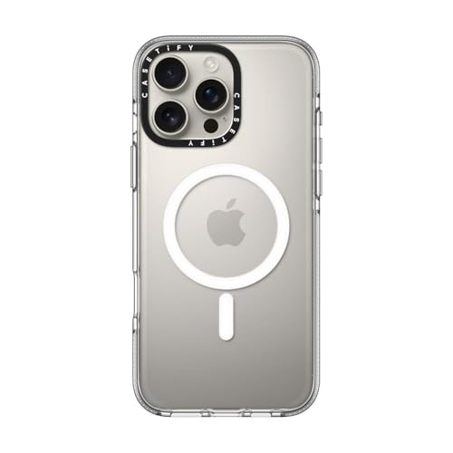 CASETiFY for iPhone 16 Pro Max Case - Impact Clear Compatible with MagSafe | Not Yellowing | 6.6 ft. 3x Military Grade Drop Protection | Clear - color: Clear, size: Iphone 16 Pro Max (6.9")