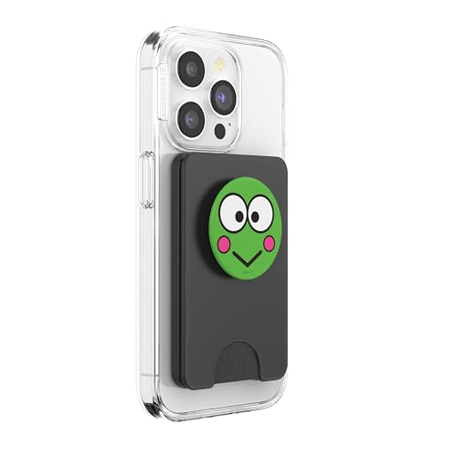 Keroppi Open Face PopSockets Stand for Smartphones and Tablets PopSockets PopWallet for MagSafe - style: Magnetic PopWallet