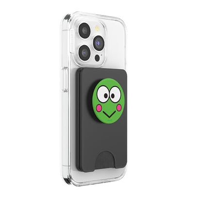 Keroppi Open Face PopSockets Stand for Smartphones and Tablets PopSockets PopWallet for MagSafe - style: Magnetic PopWallet