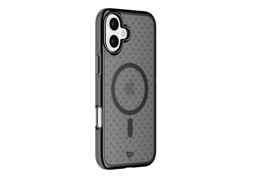 Tech21 EvoCheck for iPhone 16 Plus - Compatible with MagSafe - Impact Protection Case - in Smokey - color: Charcoal, size: iPhone 16 Plus