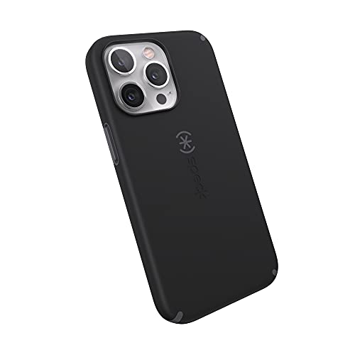 Speck iPhone 13 Pro Case - Drop Protection & Scratch Resistant with Dual Layer Protection & Slim Design Case for iPhone 13 Pro, CandyShell Pro, Black/Slate Grey - color: Black/Slate Grey
