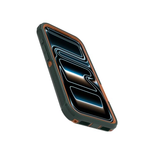 OtterBox iPhone 17 Pro Defender Pro Series Case - Green Intrigue | Tough, Rugged & Durable iPhone Case, Snaps on MagSafe, Multi-Layer, Impact Absorbing iPhone Case - color: Green Intrigue, style: iPhone 17 Pro