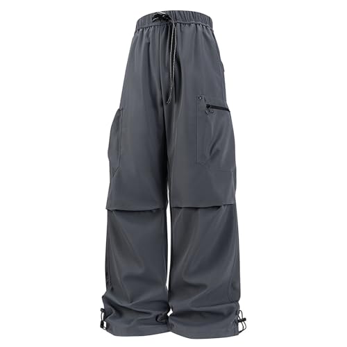 Men Cargo Pants Cotton Twill Stretch Tactical Quick Dry Multi Pockets Hiking Travel Job Site Tactical Pants for Men - color: B Dark Gray, size: X-Large