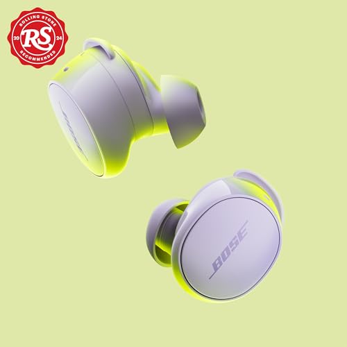 Bose QuietComfort Bluetooth Earbuds, True Wireless Earbuds with Active Noise Cancellation and Mic, Deep Bass, IPX4 Rating, Up to 8.5 Hours of Playtime, Chilled Lilac - color: Chilled Lilac
