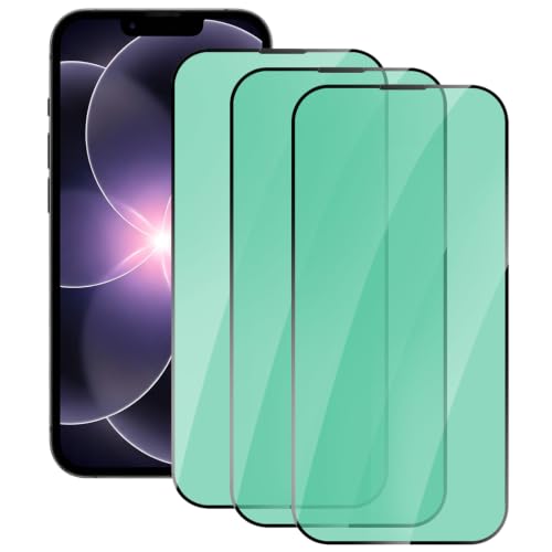 3 Pack Anti-Blue Light Screen Protector for iPhone 16e/17e - size: iPhone 16e/17e