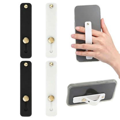 4 Pack Phone Finger Strap Grips Holder for Smartphones & Tablets