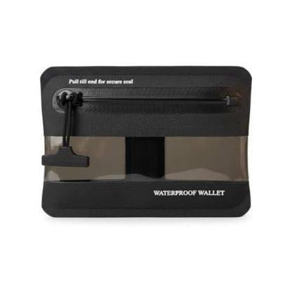 Heavy Duty Airtight Wallet Submersible Waterproof Wallet Protection for Keys, Cards - color: Black with Clear Window, size: 5.2" X 4" / 13.5CM X 10 CM