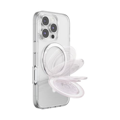 PopSockets Kick-Out Grip for MagSafe, Kickstand- Opalescent - color: White Opalescent, style: MagSafe Kick-Out