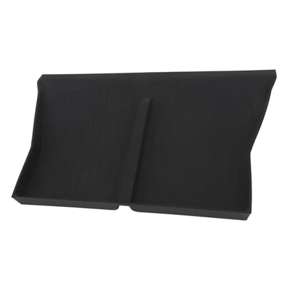 Center Console Wireless Charging Mat, Easy to Clean Anti Slip Silicone Pad, with Stable Charging for Car Interior Accessories (Black W240004607) - color: Black W240004607