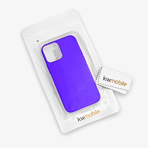 kwmobile Case Compatible with Apple iPhone 12 / iPhone 12 Pro Case - TPU Silicone Phone Cover with Soft Finish - Baltic Blue - color: Baltic Blue, size: iPhone 12 / iPhone 12 Pro