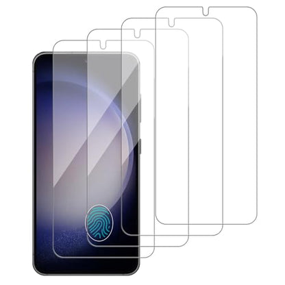 4 Pack Glass Screen Protector Compatible for Samsung Galaxy S23 plus / S23+ / SM-S916u [9H Hardness]-HD Screen Tempered Glass, Scratch Resistant,Easy Install [Case Friendly] - size: Galaxy S23 Plus / S23+