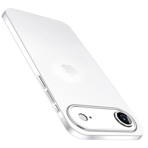 for iPhone 17 Air Slim Case,Paper-Thin Transparent Finish Skin Back Case [Non Yellowing] Ultra Protective Cover with Camera Protection 6.5 Inch (Frosted White) - color: Frosted White, size: for iPhone 17 Air 6.5inch