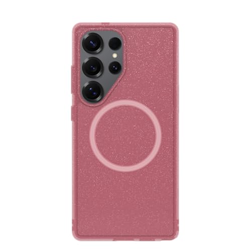 OtterBox Samsung Galaxy S25 Ultra Symmetry Series Clear Magnet Case - Foxberry Pink | Symmetry Series - color: Thimbleberry Pink, style: Samsung Galaxy S25 Ultra