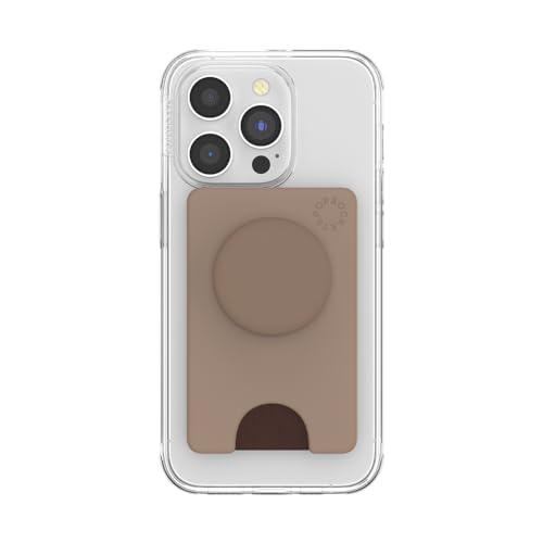 PopSockets Adhesive Phone Wallet with Grip- Latte - color: Latte Adhesive, style: Adhesive