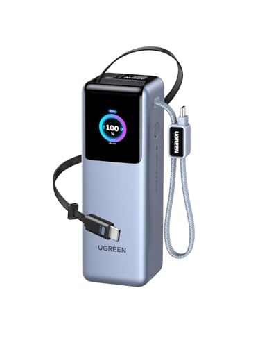 UGREEN Nexode Pro 25000mAh 200W Laptop Power Bank with Retractable Cables