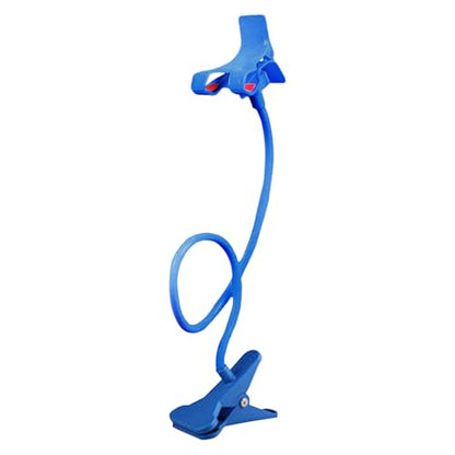 Cellphone Holder Bed Flexible Lazy Arm Phone Mount - color: Blue