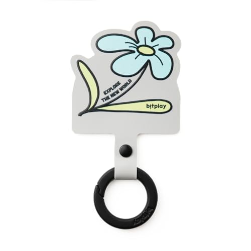 bitplay Stylish Phone Tab, Phone Strap Replacement Part for Cell Phone, Safety Lanyard Patch - color: Bloom