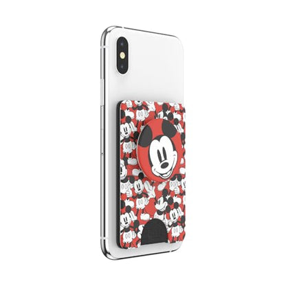 PopSockets Adhesive Phone Wallet with Grip- Mickey Classic