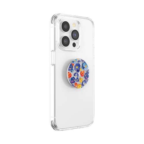 PopSockets Adhesive Phone Grip, Holder- Pansy Raid - color: Pansy Raid, style: Adhesive