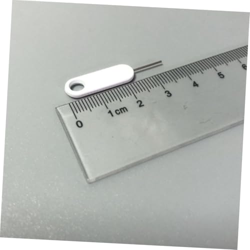 20pcs White Sim Ejectors with Stainless Steel Plastic Pin Tool