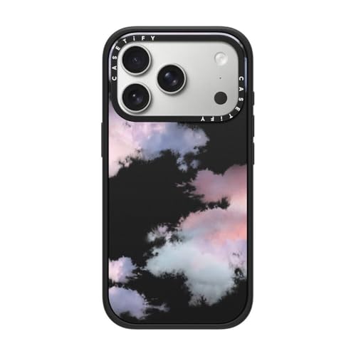 CASETiFY for iPhone 17 Pro Case - Impact Compatible with MagSafe | 8.2 ft. 4x Military Grade Drop Protection | Clouds | Matte Black - color: Clouds, size: Iphone 17 Pro (6.3")